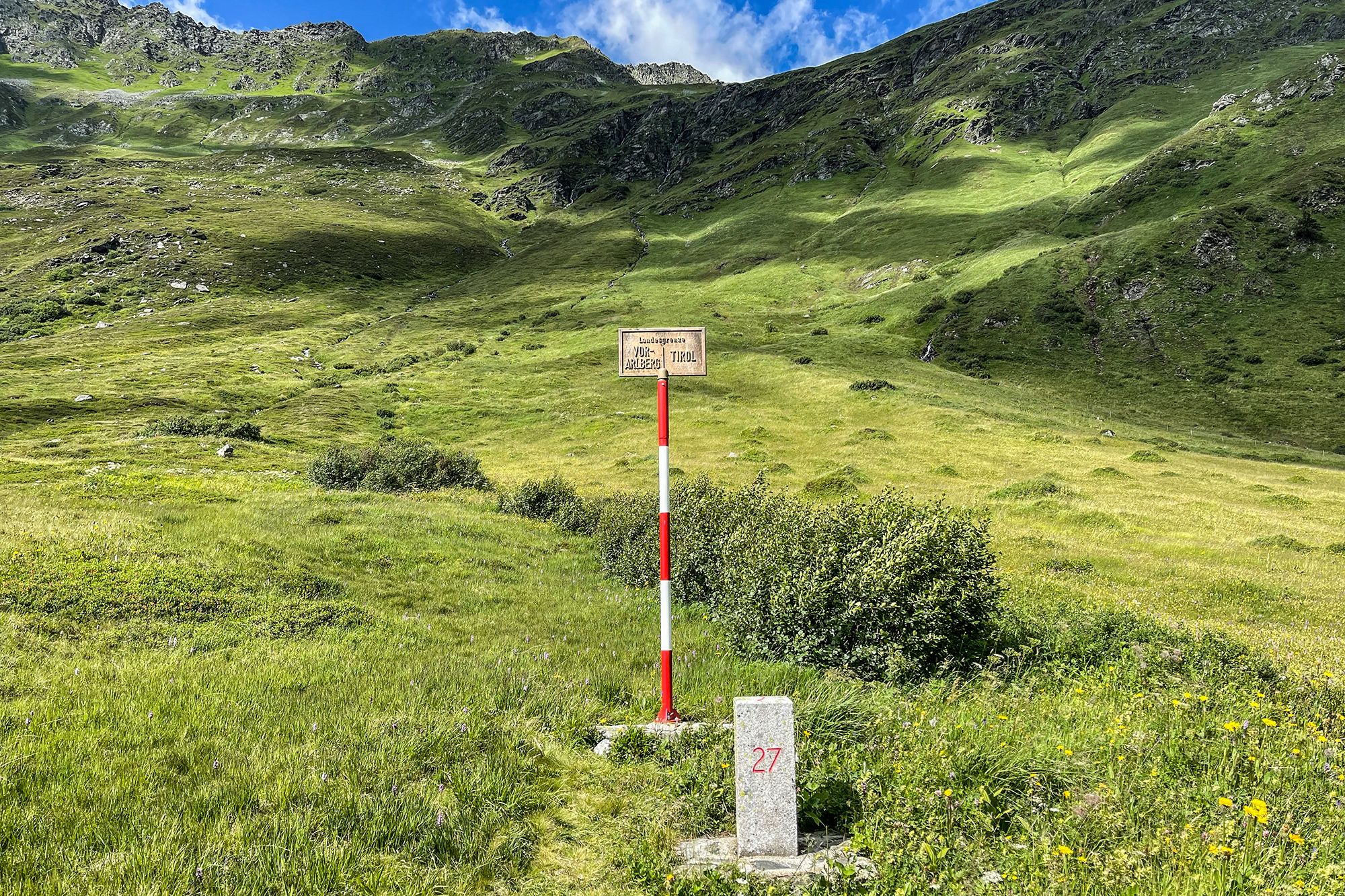 Het outdoorlandschap van Galtür ligt op de grens van Tirol en Vorarlberg.